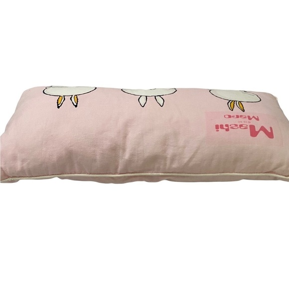 Mashi Maro Baby Pink Rectangular Pillow Preowned - Picture 7 of 7